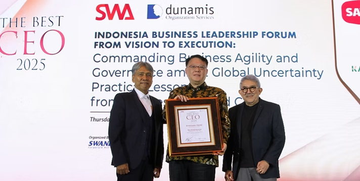Pimpinan Medela Potentia Terpilih sebagai Best CEO with Distinction 2025